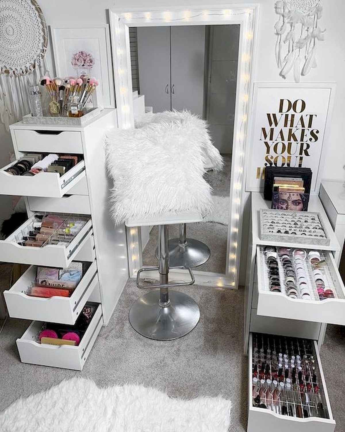 59 idées pour aménager son coin beauté 33 59 idées pour aménager son coin beauté 33