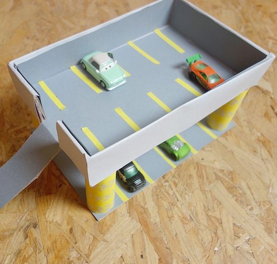 85 jeux pour enfants à fabriquer à partir de carton réutilisé 17