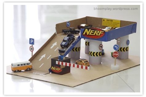 85 jeux pour enfants à fabriquer à partir de carton réutilisé 28