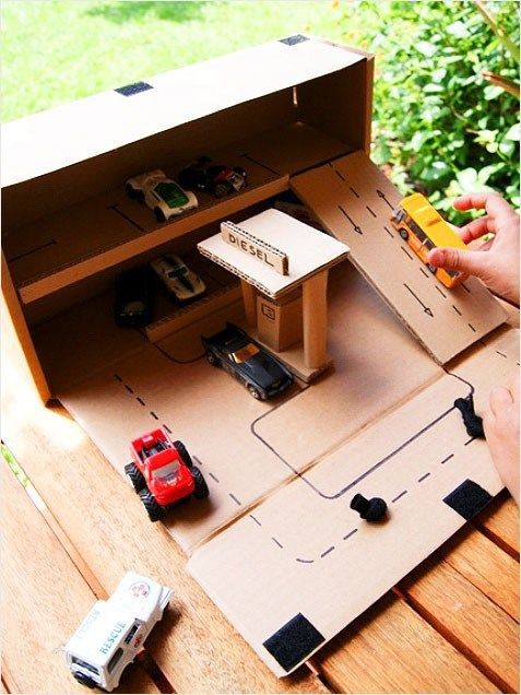 85 jeux pour enfants à fabriquer à partir de carton réutilisé 51