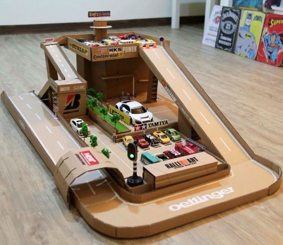 85 jeux pour enfants à fabriquer à partir de carton réutilisé 54