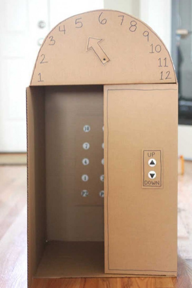 85 jeux pour enfants à fabriquer à partir de carton réutilisé 59