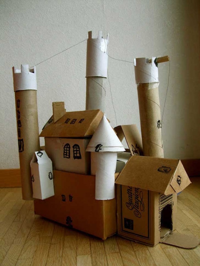 85 jeux pour enfants à fabriquer à partir de carton réutilisé 63
