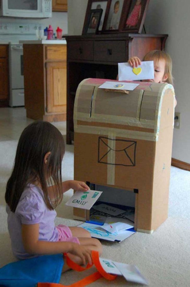 85 jeux pour enfants à fabriquer à partir de carton réutilisé 65