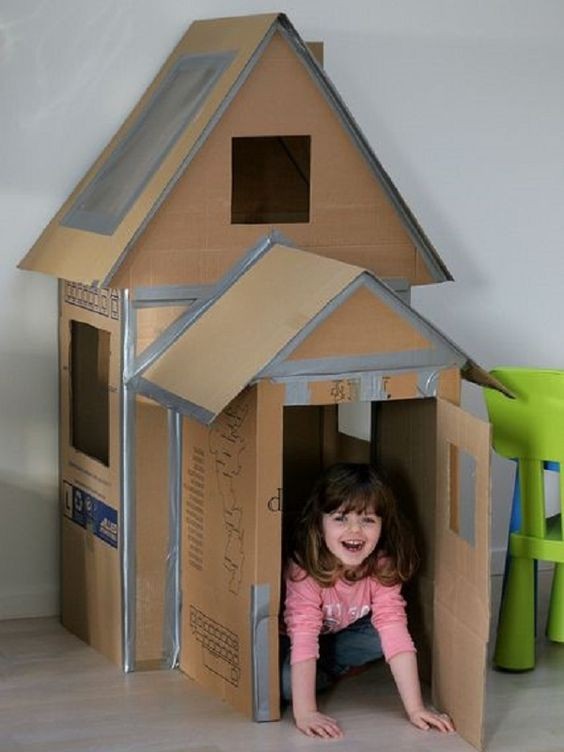 85 jeux pour enfants à fabriquer à partir de carton réutilisé 67