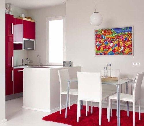 41 idées de décorations d'intérieur avec des tons rouges 16