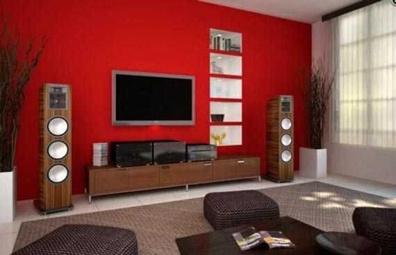 41 idées de décorations d'intérieur avec des tons rouges 18