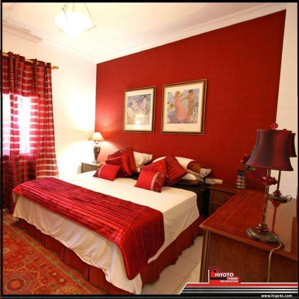 41 idées de décorations d'intérieur avec des tons rouges 33