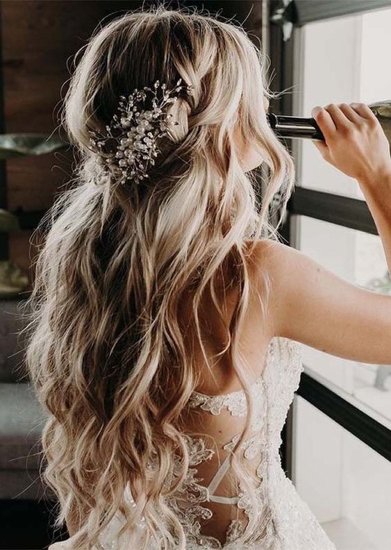 100 Coiffures de mariage chic pour cheveux longs 31 100 Coiffures de mariage chic pour cheveux longs 31