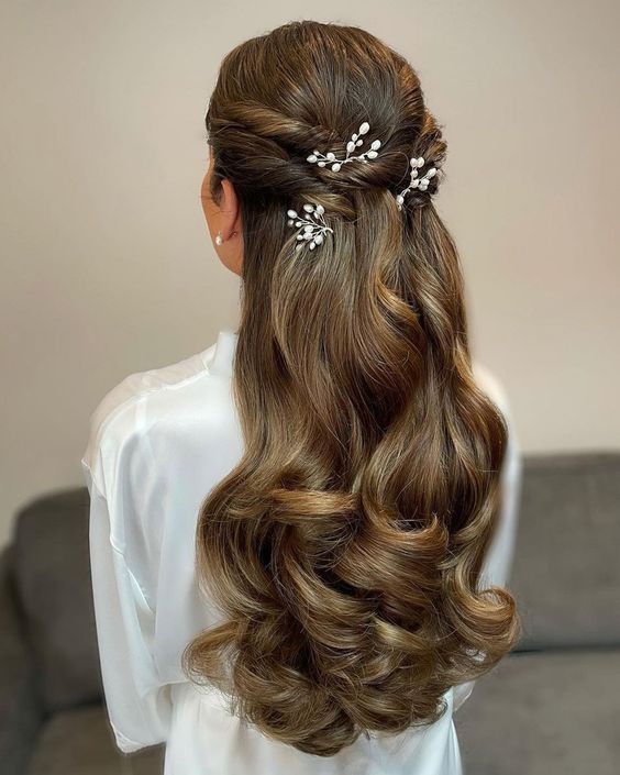 100 Coiffures de mariage chic pour cheveux longs 57 100 Coiffures de mariage chic pour cheveux longs 57