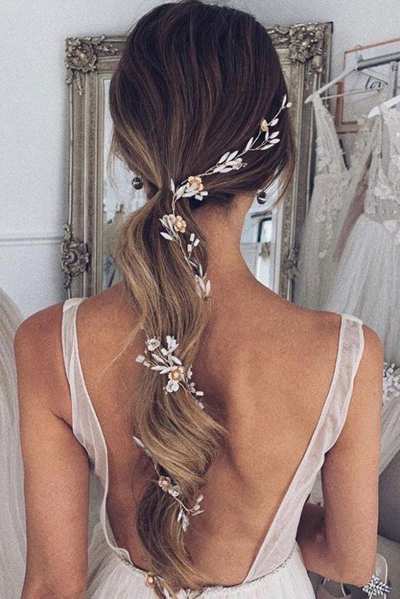 100 Coiffures de mariage chic pour cheveux longs 72 100 Coiffures de mariage chic pour cheveux longs 72