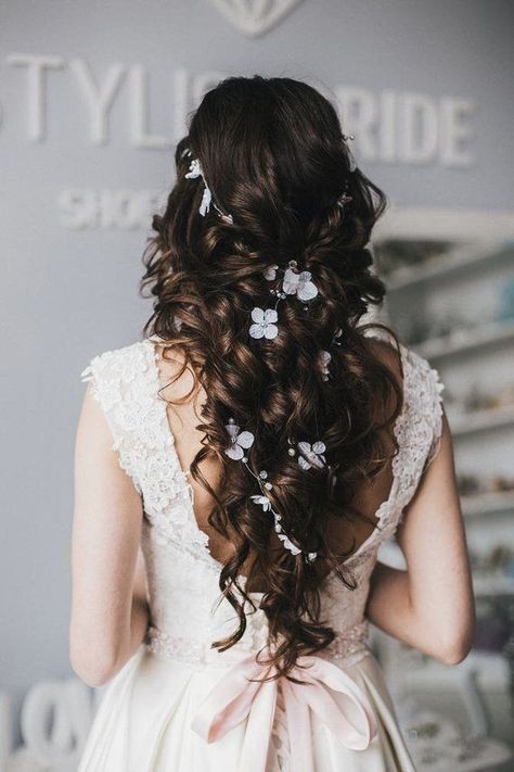100 Coiffures de mariage chic pour cheveux longs 74 100 Coiffures de mariage chic pour cheveux longs 74