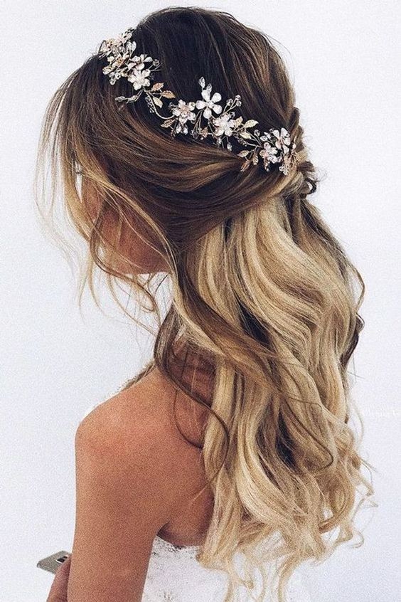 100 Coiffures de mariage chic pour cheveux longs 82 100 Coiffures de mariage chic pour cheveux longs 82