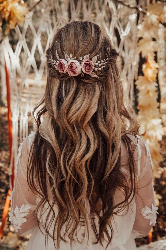 100 Coiffures de mariage chic pour cheveux longs 83 100 Coiffures de mariage chic pour cheveux longs 83
