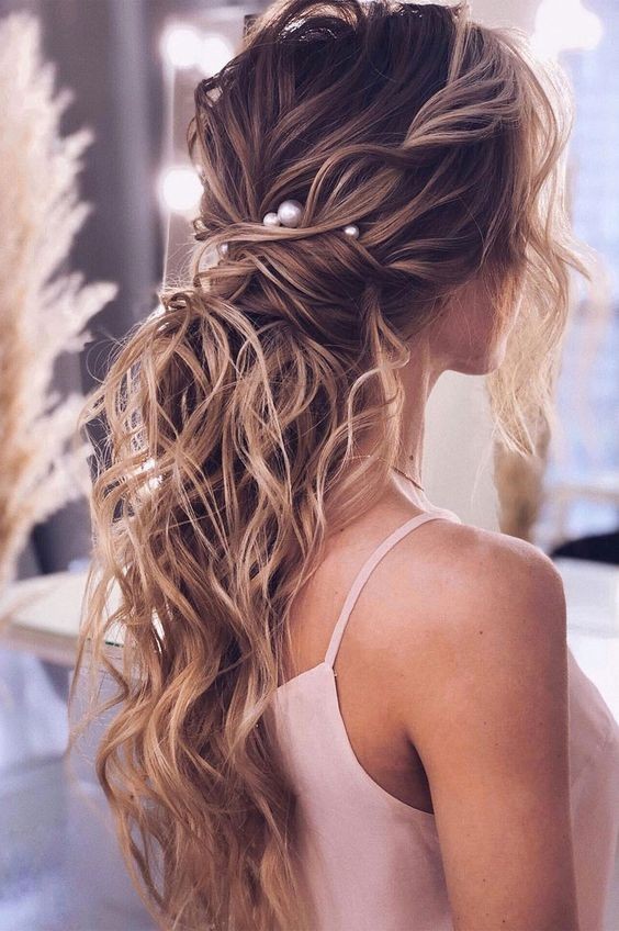 100 Coiffures de mariage chic pour cheveux longs 95 100 Coiffures de mariage chic pour cheveux longs 95