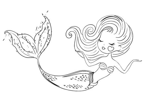 100 Coloriages Sirènes à Imprimer Gratuitement 28 100 Coloriages Sirènes à Imprimer Gratuitement 28