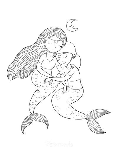 100 Coloriages Sirènes à Imprimer Gratuitement 83 100 Coloriages Sirènes à Imprimer Gratuitement 83