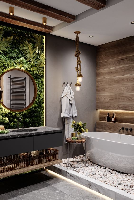 39 décorations de wc nature pour vous inspirer  Bathroom interior design,  Toilet room decor, Bathroom interior