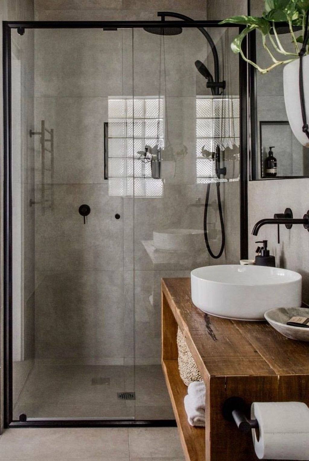 14 idées pour séparer la douche de la salle de bain 4