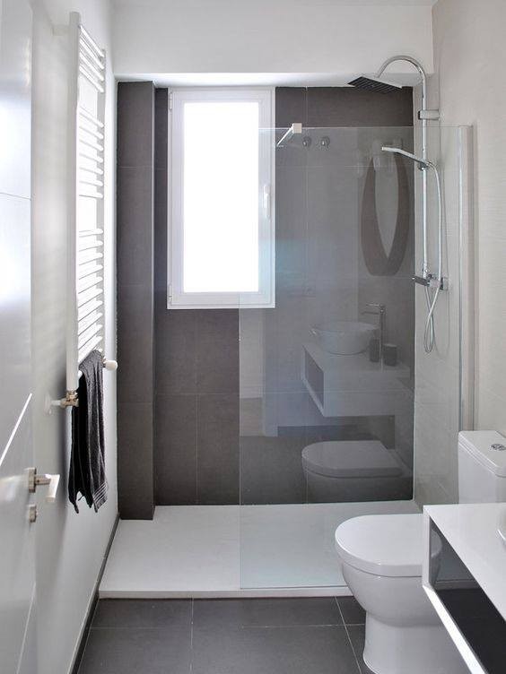 14 idées pour séparer la douche de la salle de bain 10