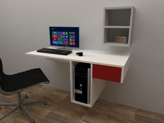 14 tables de chevet flottantes pour le travail sur les ordinateurs portables 13