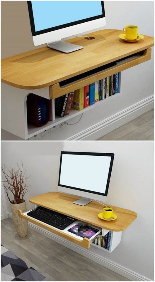 14 tables de chevet flottantes pour le travail sur les ordinateurs portables 3