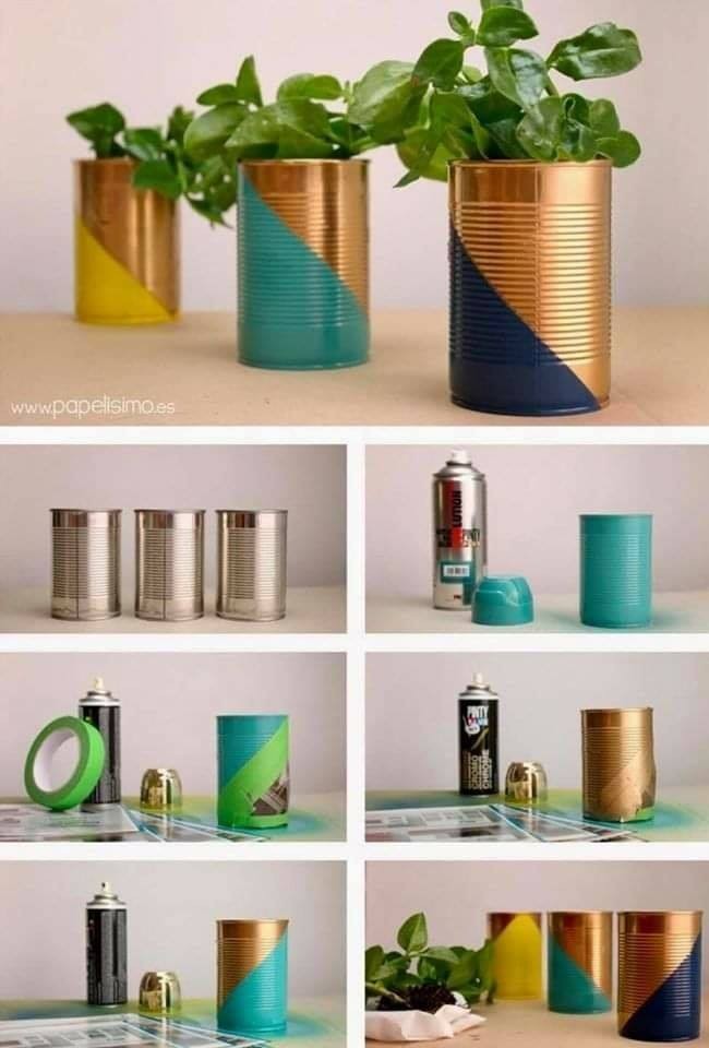 15 décorations à faire avec des boites de conserve 12 15 décorations à faire avec des boites de conserve 12