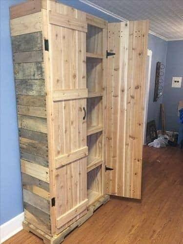 15 étagères et armoires à faire avec des caisses en bois 12