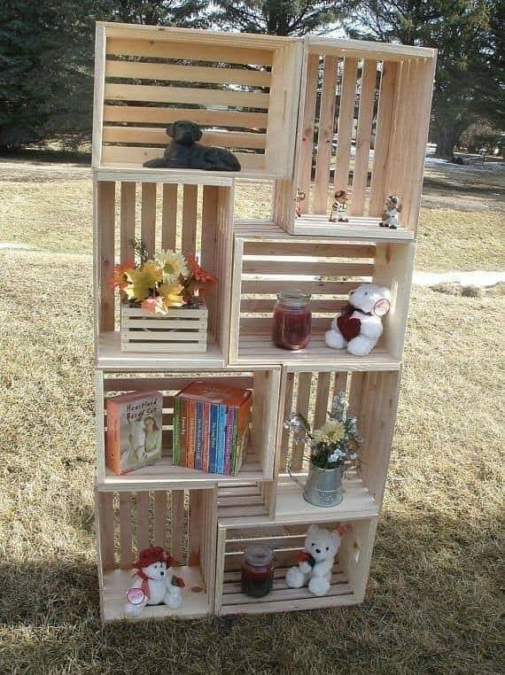 15 étagères et armoires à faire avec des caisses en bois 4 15 étagères et armoires à faire avec des caisses en bois 4