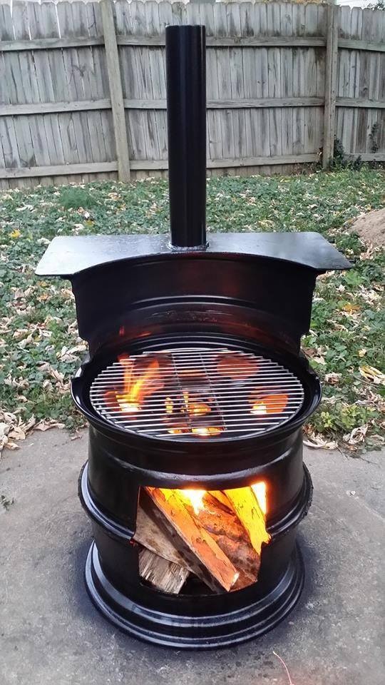 17 idées de barbecues à faire avec des barils en métal 10