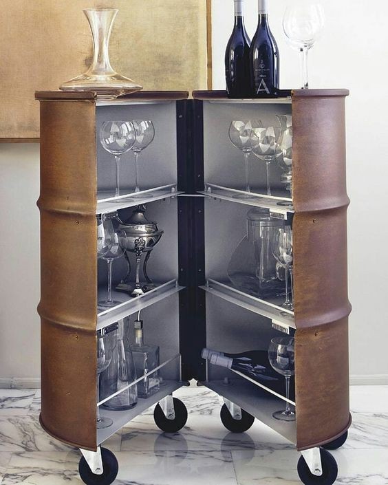 19 idées de décors à faire avec des barils en métal 12 19 idées de décors à faire avec des barils en métal 12