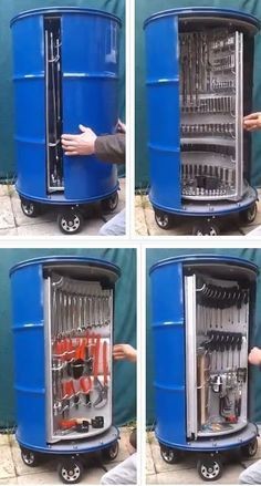 19 idées de décors à faire avec des barils en métal 8 19 idées de décors à faire avec des barils en métal 8
