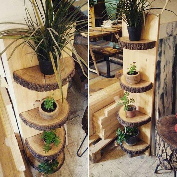60 objets déco à faire avec des troncs d'arbre 24