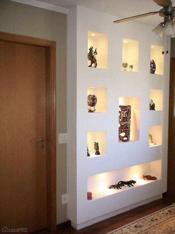 28 idées d'étagères incrustées dans le mur 12