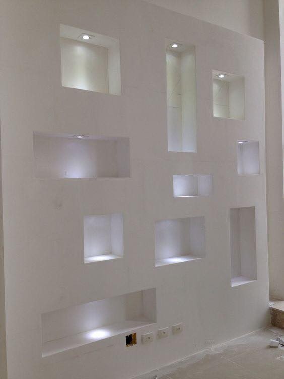 28 idées d'étagères incrustées dans le mur 19