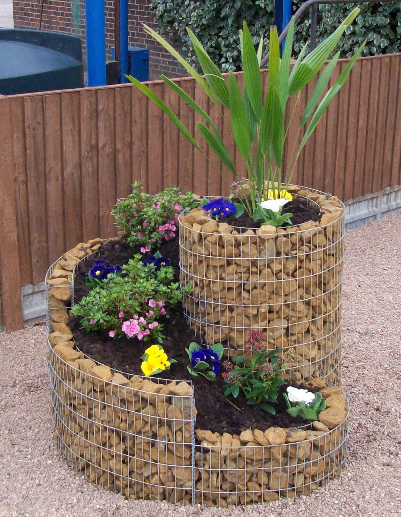 30 idées de jardin verticaux modulaires en gabion 2 30 idées de jardin verticaux modulaires en gabion 2