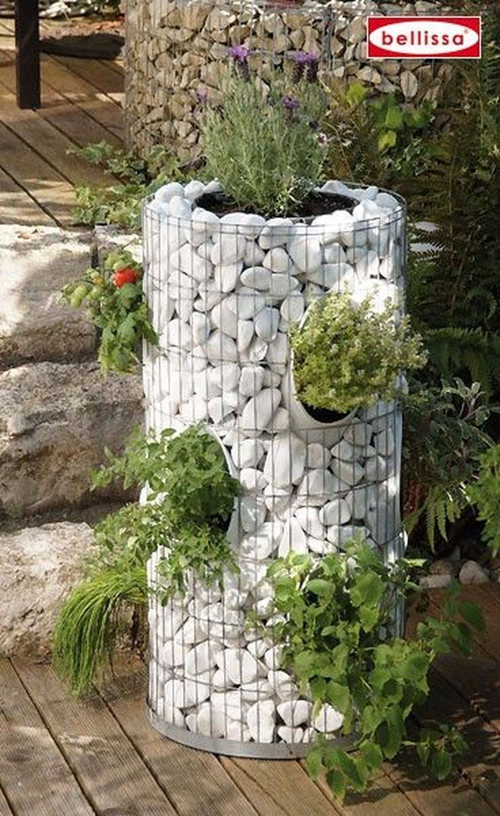 30 idées de jardin verticaux modulaires en gabion 11 30 idées de jardin verticaux modulaires en gabion 11