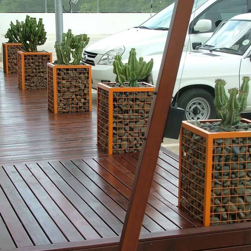 30 idées de jardin verticaux modulaires en gabion 7 30 idées de jardin verticaux modulaires en gabion 7