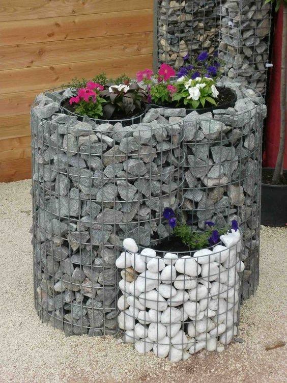 30 idées de jardin verticaux modulaires en gabion 9 30 idées de jardin verticaux modulaires en gabion 9