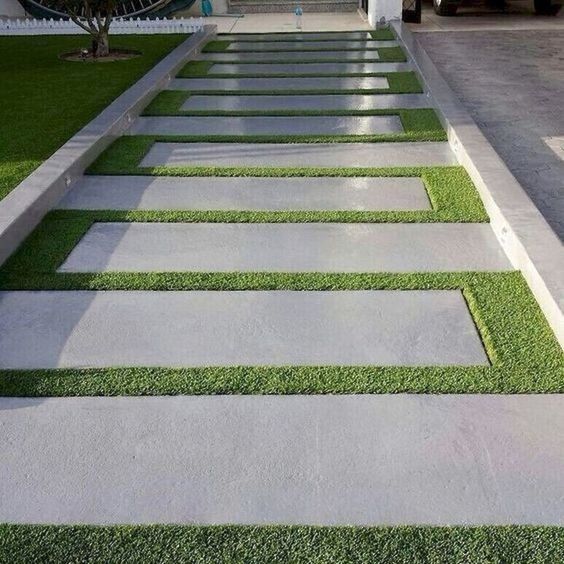 31 idées d'allées de jardin modernes pour s'inspirer 18 31 idées d'allées de jardin modernes pour s'inspirer 18