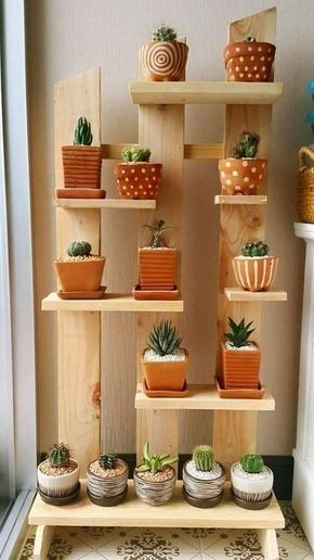 39 étagères en bois pour avoir des plantes bien organisées 18 39 étagères en bois pour avoir des plantes bien organisées 18