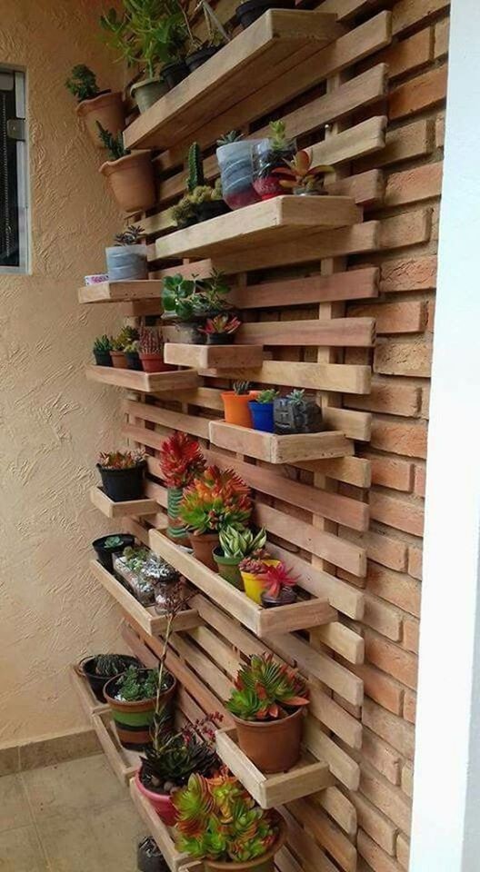 39 étagères en bois pour avoir des plantes bien organisées 2 39 étagères en bois pour avoir des plantes bien organisées 2