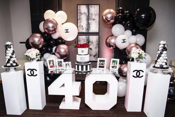 40 Décorations d'anniversaire pour la fête des 40 ans 19 40 Décorations d'anniversaire pour la fête des 40 ans 19