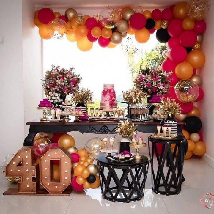 40 Décorations d'anniversaire pour la fête des 40 ans 3 40 Décorations d'anniversaire pour la fête des 40 ans 3