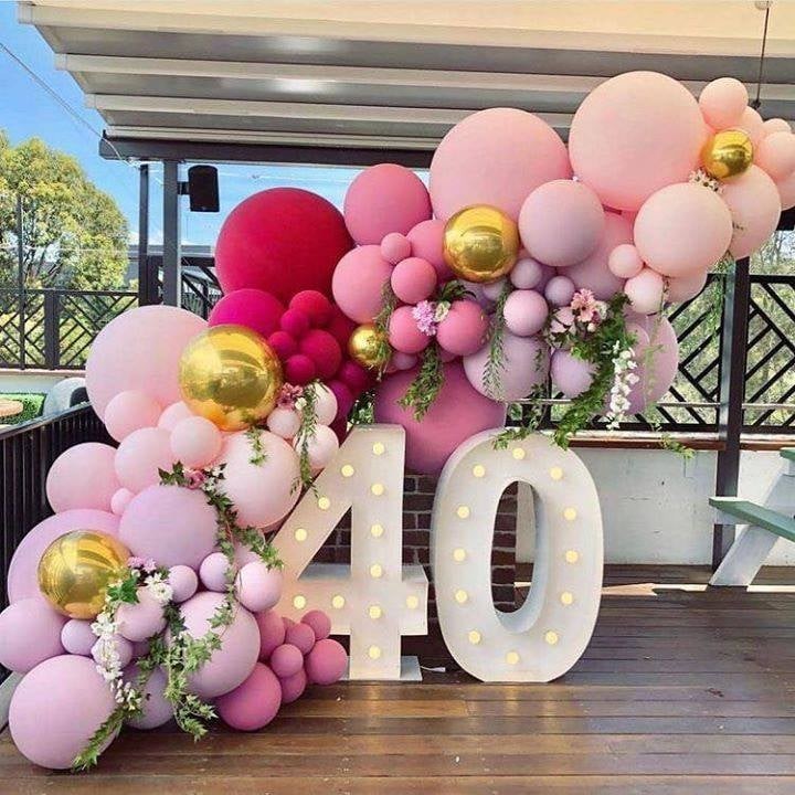 40 Décorations d'anniversaire pour la fête des 40 ans