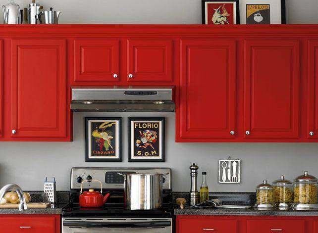 41 idées de décorations d'intérieur avec des tons rouges 35