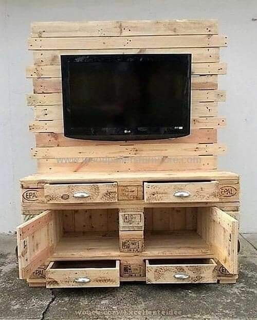 80 meubles en bois à refaire avec des palettes 44