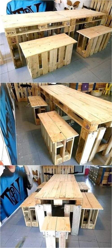 80 meubles en bois à refaire avec des palettes 74