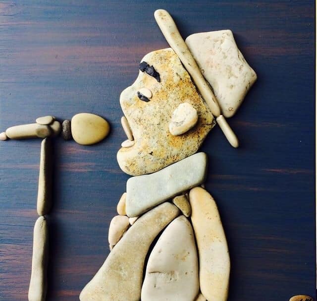 97 œuvres d'art à faire avec de la pierre 81