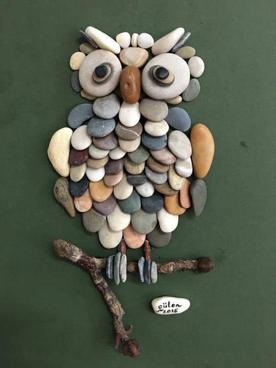 97 œuvres d'art à faire avec de la pierre 82